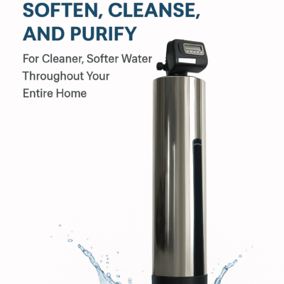 the kure water sainless steel 10 stage whole house water softener